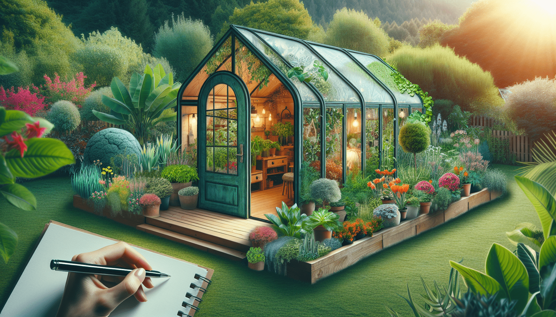 Ultra-affordable GREENHOUSE design and plans! (Glamping cabin?)