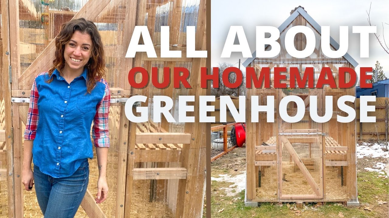 Wood Framed Greenhouse| Anchoring a Greenhouse Idea | DIY Greenhouse Design