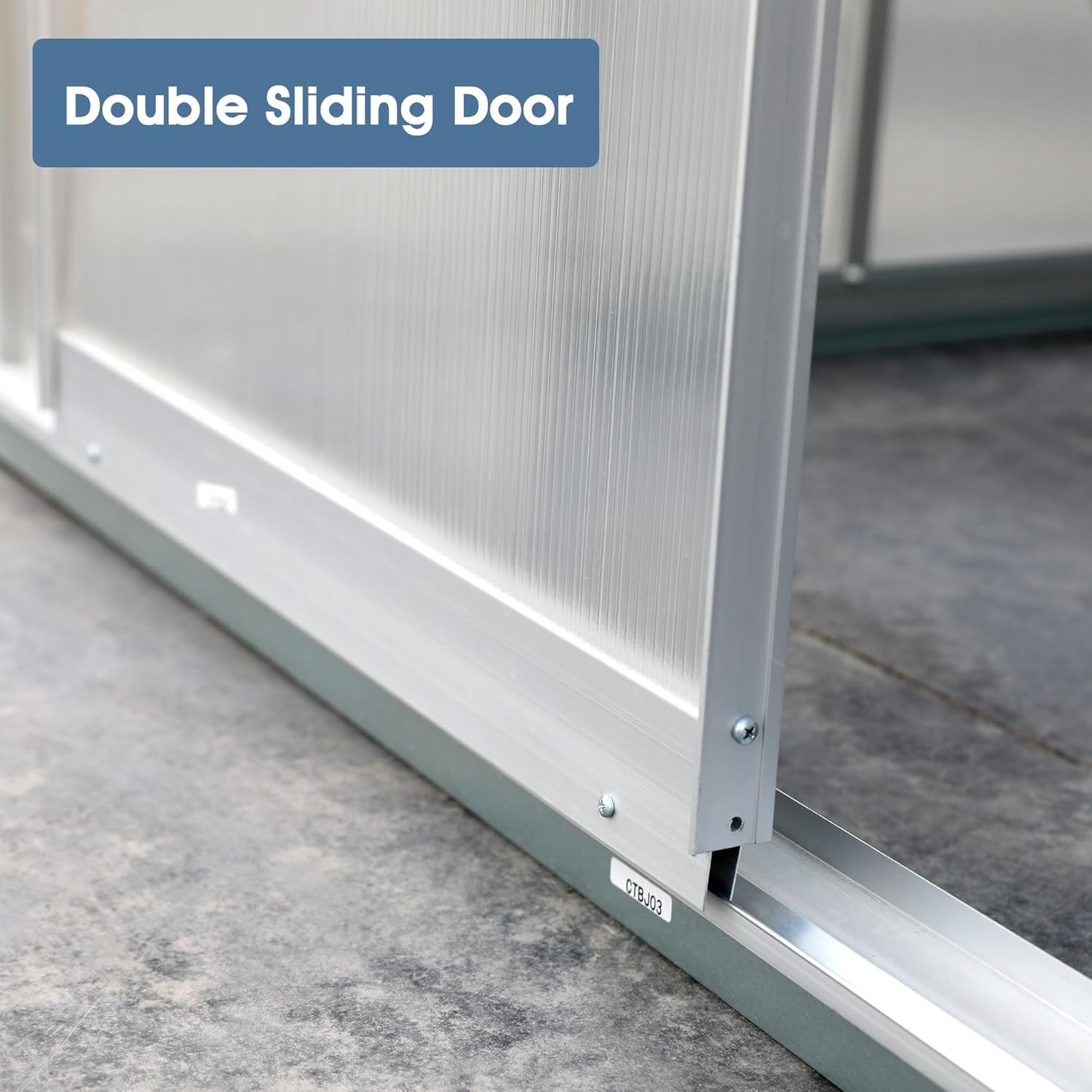 8 W x 16 D Walk-in Greenhouse, Polycarbonate Garden Green Houses with 4 Adjustable Vents, Sliding Doors, Ample Space, Aluminum Hobby Hot House for Outdoor Backyard 8 W x 16 D Walk-in Greenhouse, Polycarbonate Garden Green Houses with 4 Adjustable Vents, Sliding Doors, Ample Space, Aluminum Hobby Hot House for Outdoor Backyard