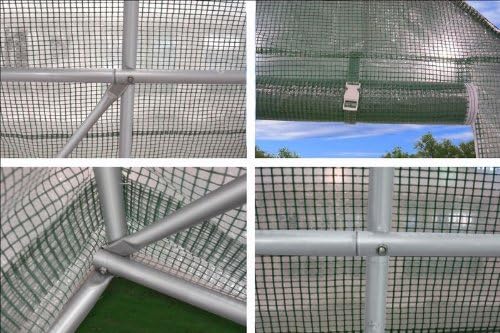 DELTA 33x13 Greenhouse (Weighing 196 lbs ), Heavy Duty Hothouse Nursery,Large Walk-in Tunnel Design Greenhouses for Outdoor, Upgraded Frame and Reinforced PE Cover,Screen Vents DELTA 33x13 Greenhouse (Weighing 196 lbs ), Heavy Duty Hothouse Nursery,Large Walk-in Tunnel Design Greenhouses for Outdoor, Upgraded Frame and Reinforced PE Cover,Screen Vents