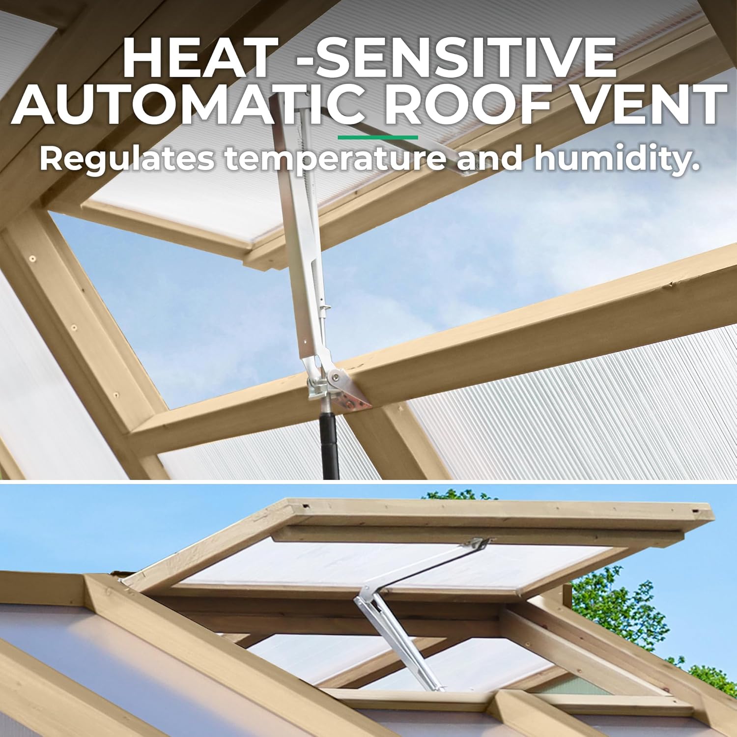 Yardistry 6.7 x 7.8 Meridian Cedar Greenhouse Yardistry 6.7 x 7.8 Meridian Cedar Greenhouse