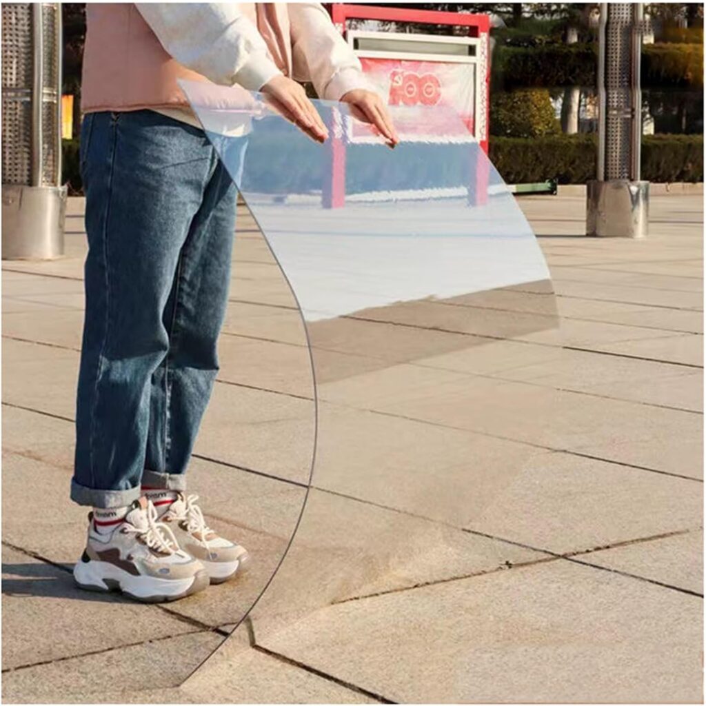 Polycarbonate Greenhouse Sheets Transparent Pc Roof Panels，Plastic Roof Panel,Daylighting Panels With Protective Film For Garden Greenhouse Storage Shed，Customizable ( Color : 1.5mm , Size : W1*L20m/W