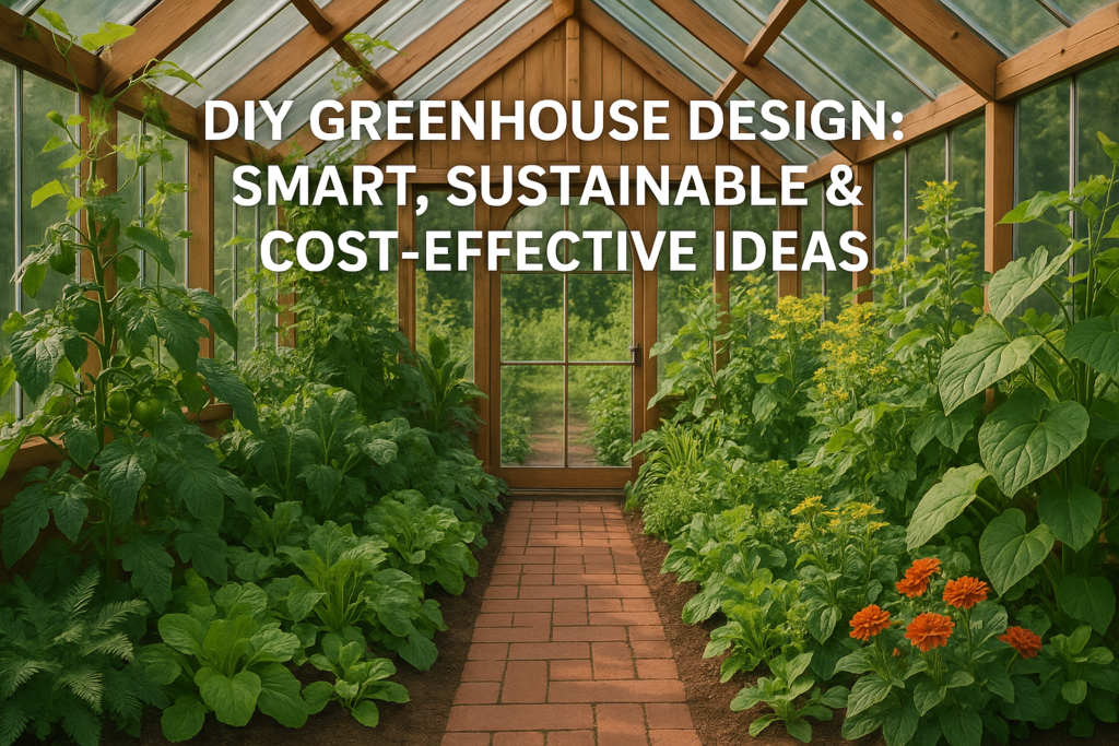 DIY Greenhouse Design: Smart, Sustainable  Cost‑Effective Ideas