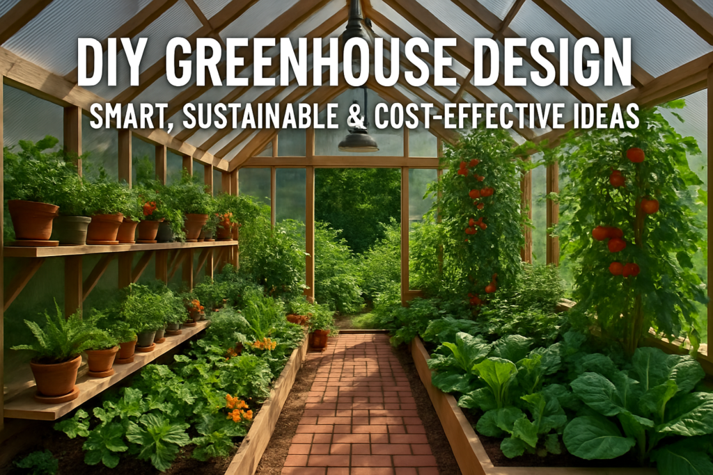 DIY Greenhouse Design: Smart, Sustainable  Cost‑Effective Ideas