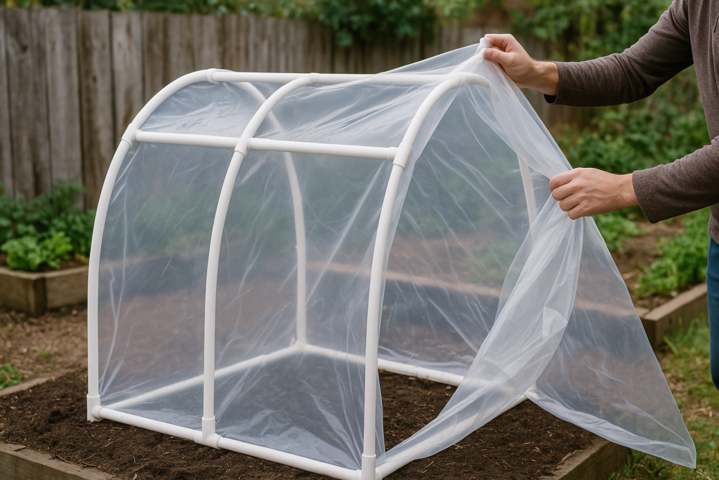 DIY PVC Greenhouse Cover: Affordable Small Greenhouse Guide