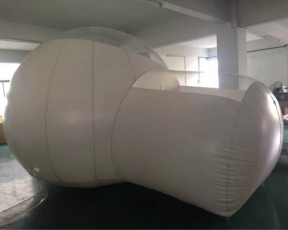 Half White Inflatable Bubble Tent Family Camping Backyard Transparent Tent by Brother Inflatable