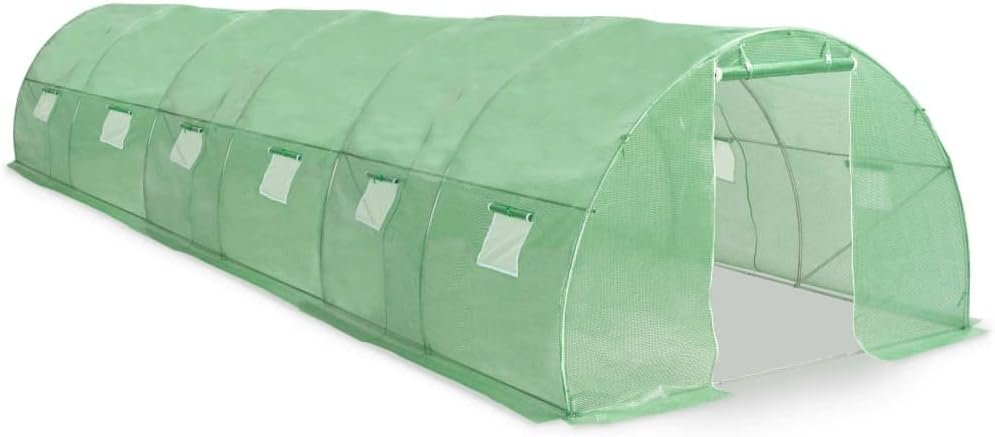 vidaXL Greenhouse x x cm Green Galvanised Steel Garden Greenhouse Shelter Vegetables vidaXL Greenhouse x x cm Green Galvanised Steel Garden Greenhouse Shelter Vegetables