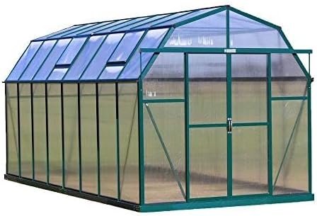 Elite 8x24 Greenhouse Kit - Heavy Duty, Powder Coated Green House for Hobby Gardeners. Features 10mm Twin Wall Polycarbonate Panels, Base Kit, Barn Shape, Roof Windows. Elite 8x24 Greenhouse Kit - Heavy Duty, Powder Coated Green House for Hobby Gardeners. Features 10mm Twin Wall Polycarbonate Panels, Base Kit, Barn Shape, Roof Windows.