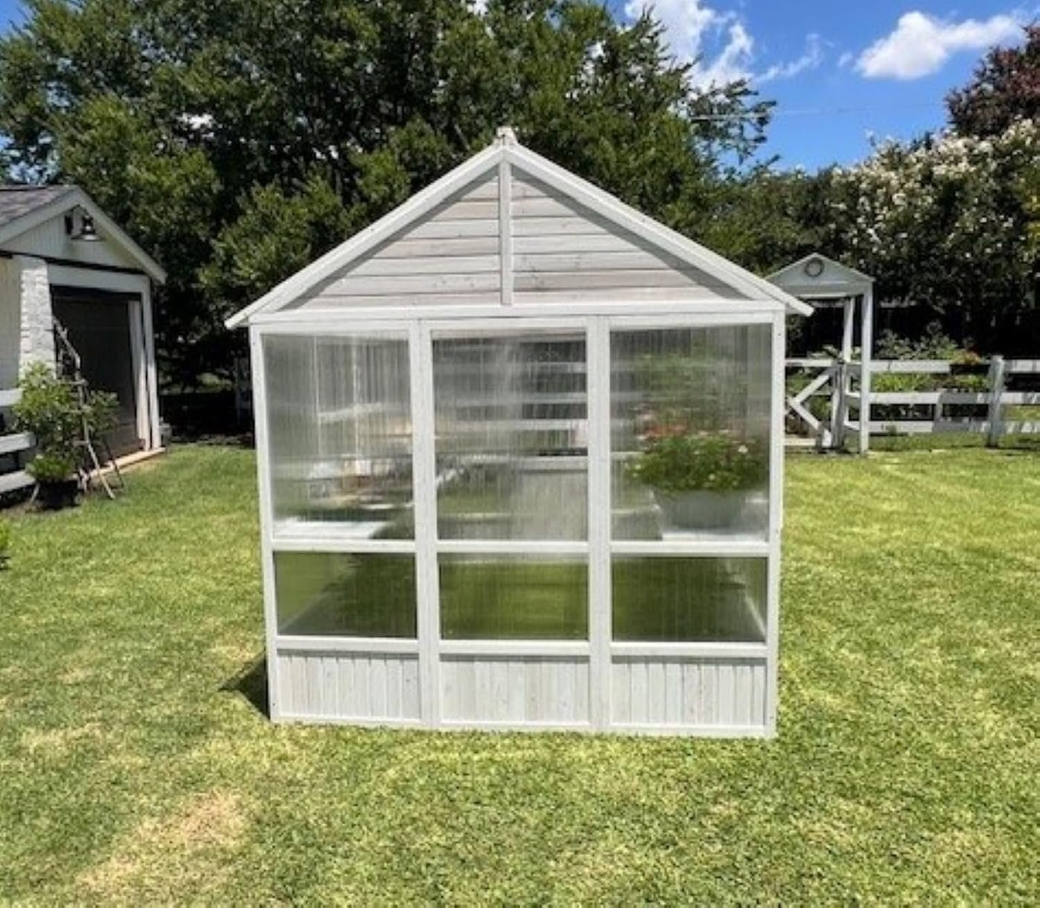 Zylina XL Hobby Greenhouse is Perfect for The Backyard Gardener to Extend The Growing Season and Protect Fruits, Vegetables, Flowers or Herbs from Extreme hot or Cold Weather. Dimensions: 103x7889