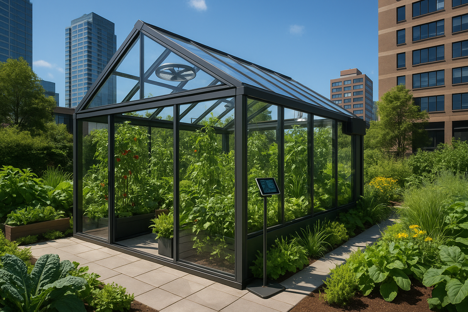 Smart Greenhouse Design Ideas for Backyard  Urban Gardens