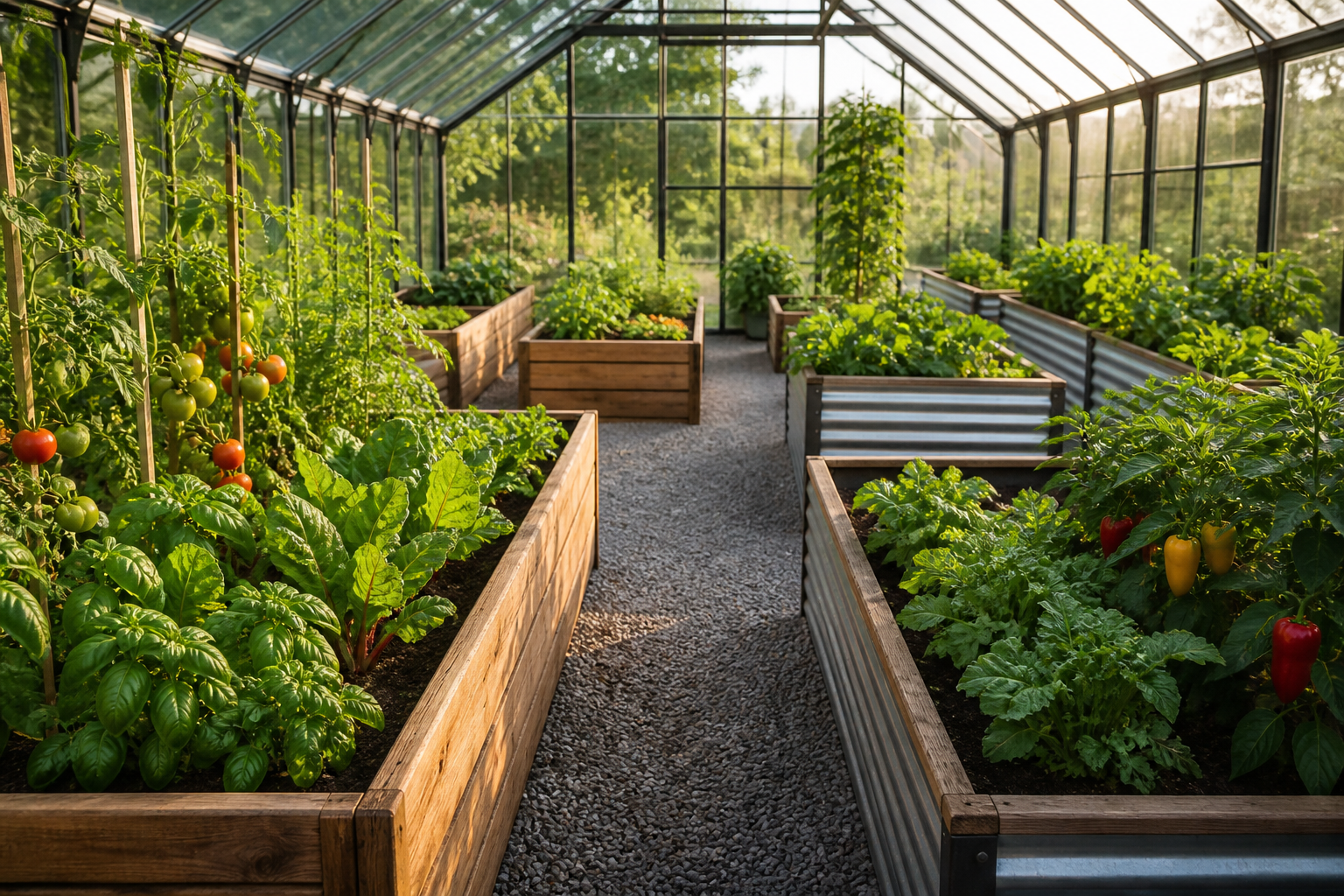 Greenhouse Raised Beds: Layout, Materials, and Build Tips Greenhouse Raised Beds: Layout, Materials, and Build Tips