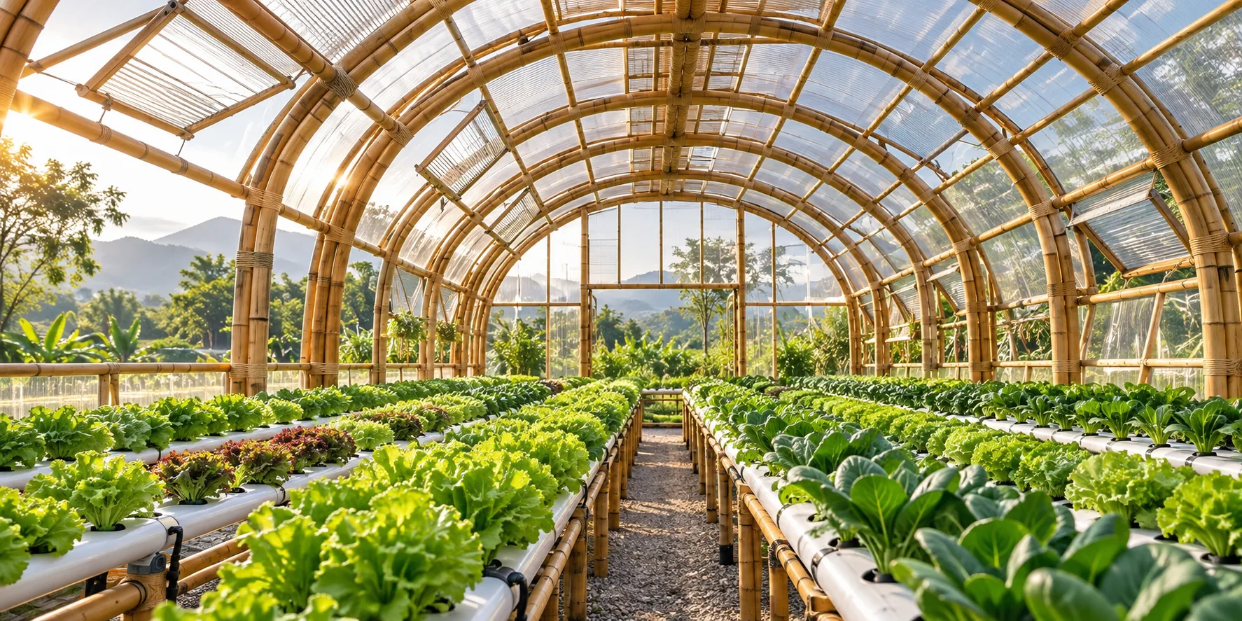 Bamboo Greenhouse for Hydroponics: Design and Build Guide