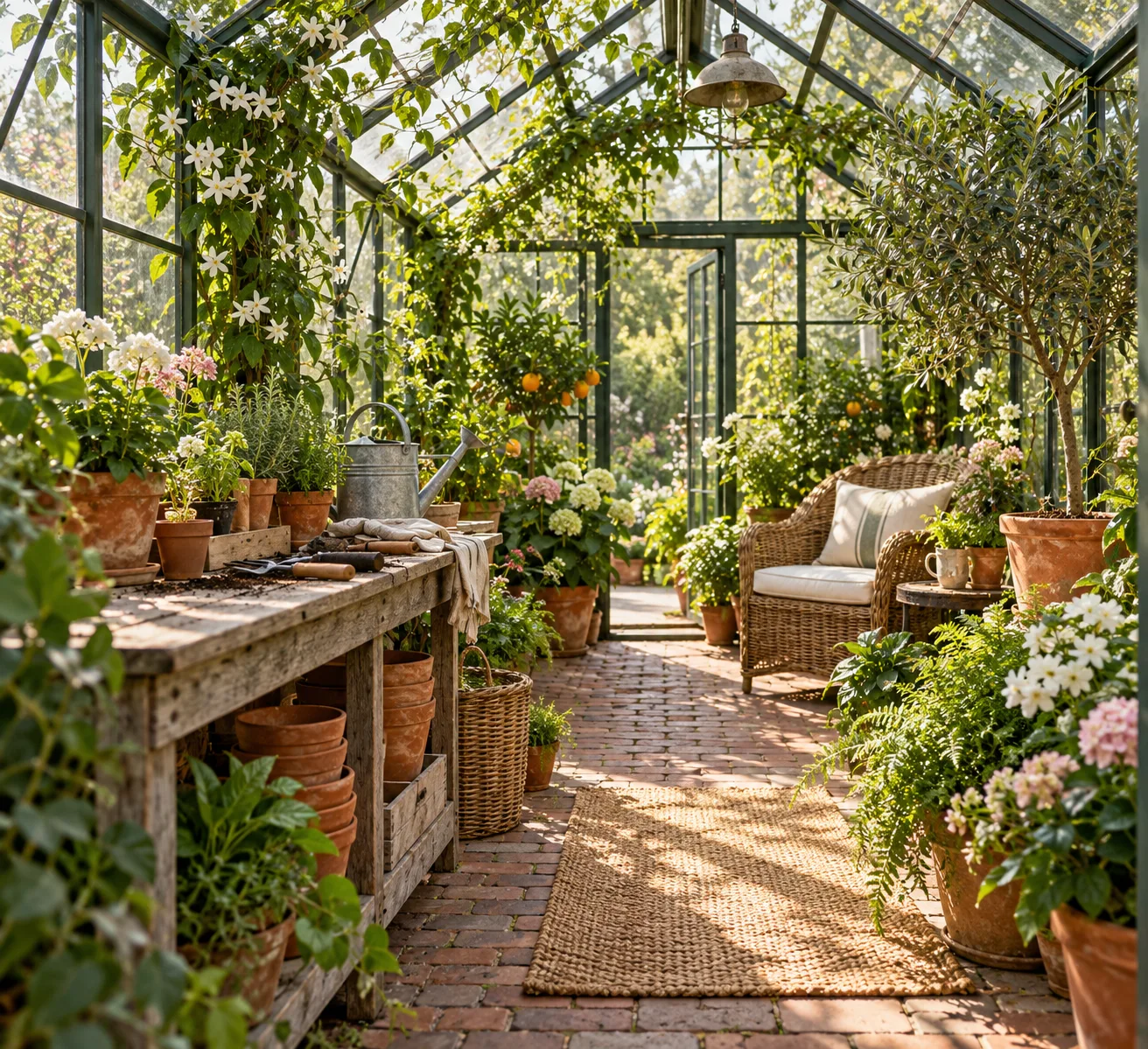 Garden Greenhouse Decorating Ideas for a Charming Space