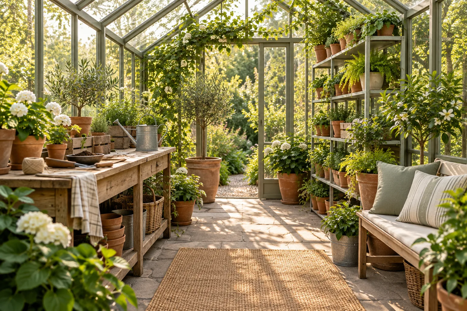 Garden Greenhouse Decorating: The Main Idea