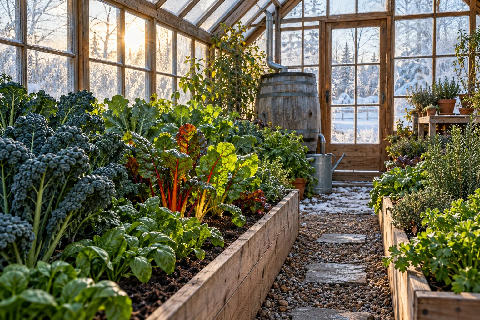 Winter Greenhouse Gardening: Crops, Heat, and Care
